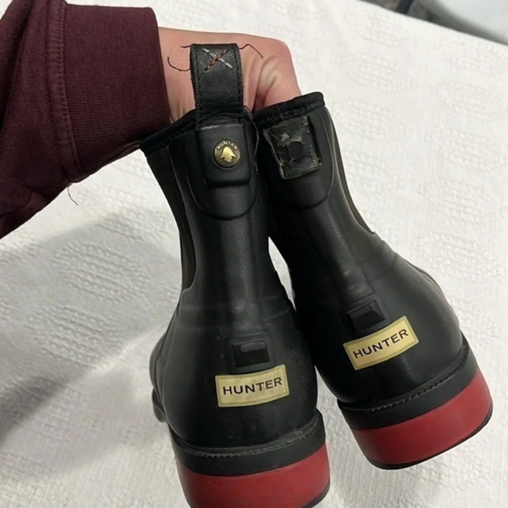 Hunter boots rain Jodhpur‎ Chelsea Wellesley rubber women’s size 9 boots rare